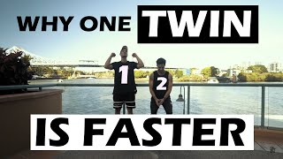 Genetically identical twin analysis: Why is one better? [parkour twins]