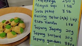 Resepi Tart Nanas Bentuk Buah