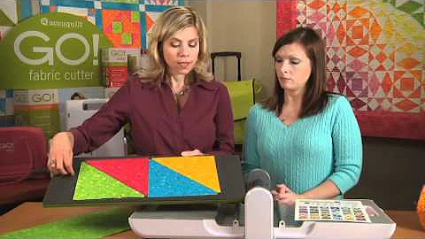 AccuQuilt GO! Half Square-8" Finished Triangle