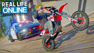 KIND auf MINI-DIRT BIKE! | GTA 5 RP Real Life Online screenshot 5