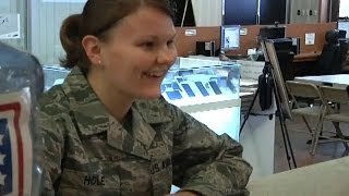 AFN Daegu - Every Wednesday Air Force Staff Sergeant Stephanie Hole volunteers for Penny Wednesday