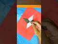DIY Paper Ninja Star That Actually Flies! #paperairplane #origami #diy