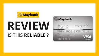 Maybank Horizon Visa Signature Card Test Review in 2024 is this credit card reliable