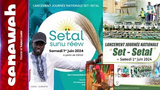 Suivez le lancement de la journée nationale de Set Setal par le PR Diomaye Faye