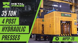 MetalPress Machinery - Hydraulic 4 Post Trim Press - MPTP Series