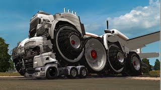 Scania Monster Truck 6 Wheels Euro Truck Simulator 2 MP