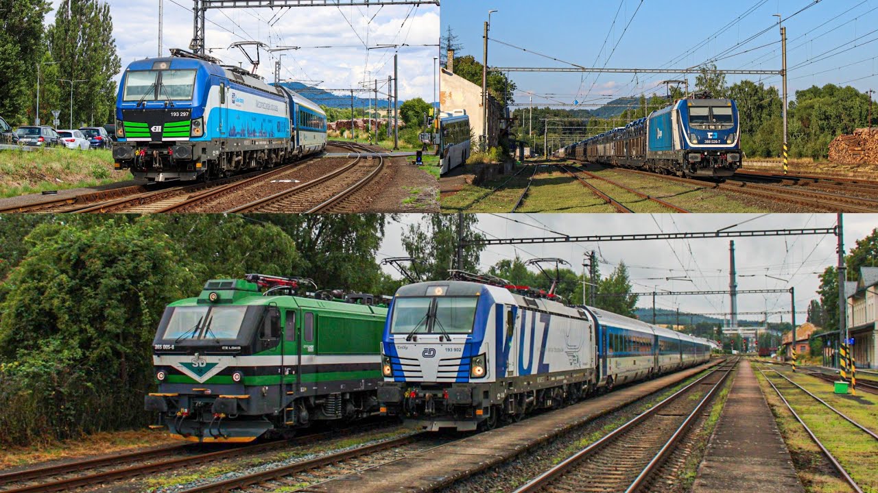 Vlaky Ostrov nad Ohří Červenec 2025