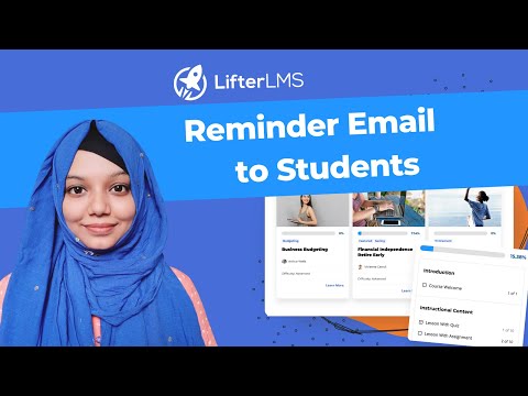 How to Send a Reminder or Motivational Email to Students in LifterLMS