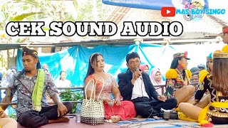 Cek sound bersama dolalak Wahyu Budoyo Lestari Mustika Audio Sound system