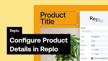 How to Configure Your Product Details in Replo