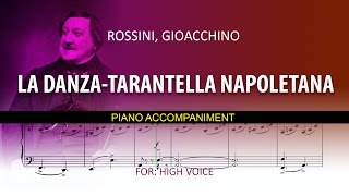 La Danza - Tarantella Napoletana / Karaoke Piano / Rossini, Gioachino / High Voice