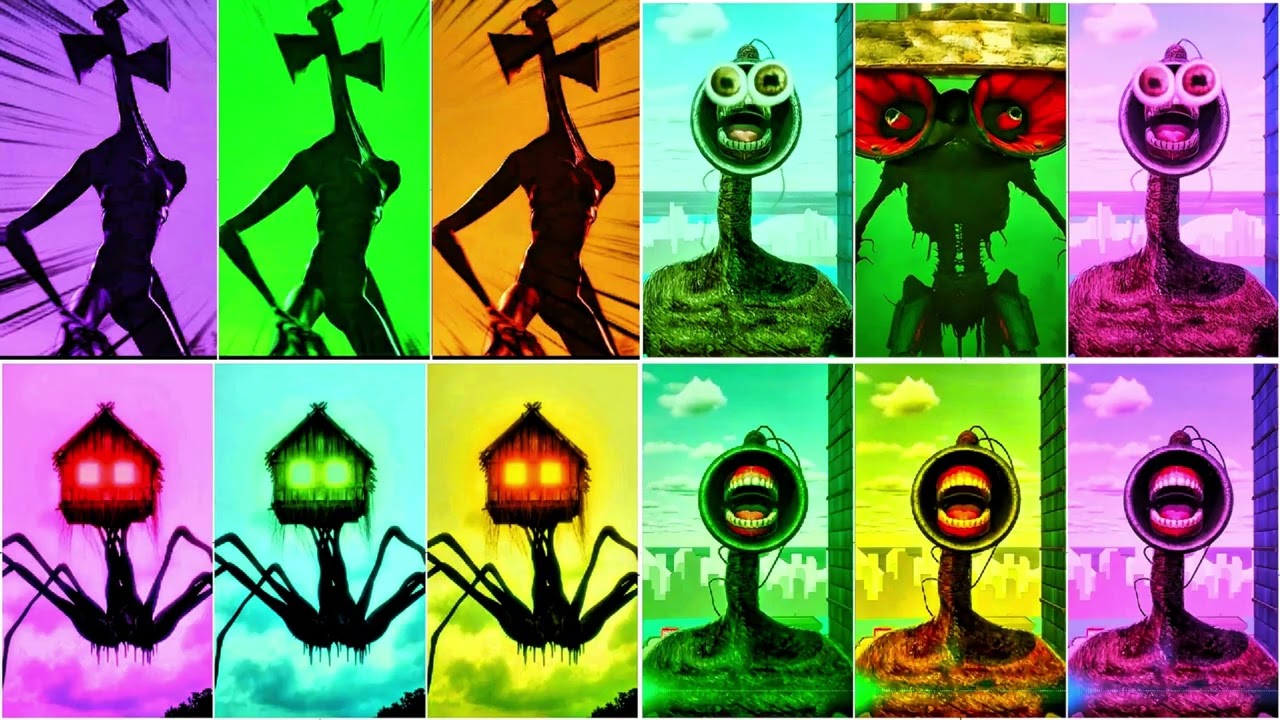 Siren head megamix coffin dance meme song cover siren head mega colour battle coffin dance