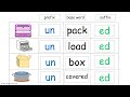 Understanding Prefixes and Suffixes with the Base Word 'Pack'