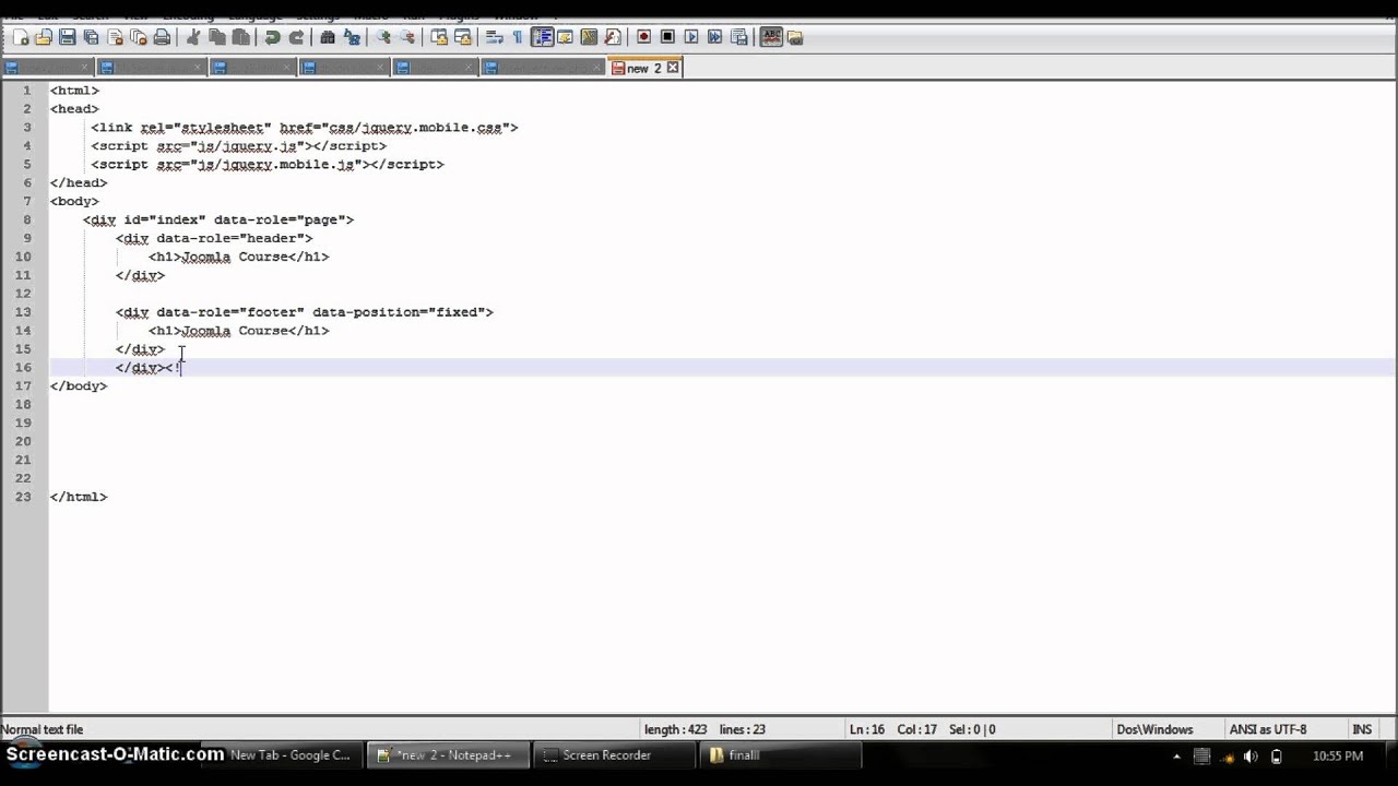 HTML: insert database 1(create interface) - YouTube