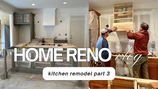 KITCHEN RENOVATION: cabinet paint & custom range hood, antique shopping, Levi's haul