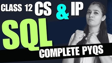 SQL Queries PYQs - Practice Questions | CBSE Class 12 Computer Science  & IP #ai #sql #lovejeetarora