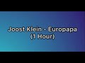 Joost klein  europapa 1 hour