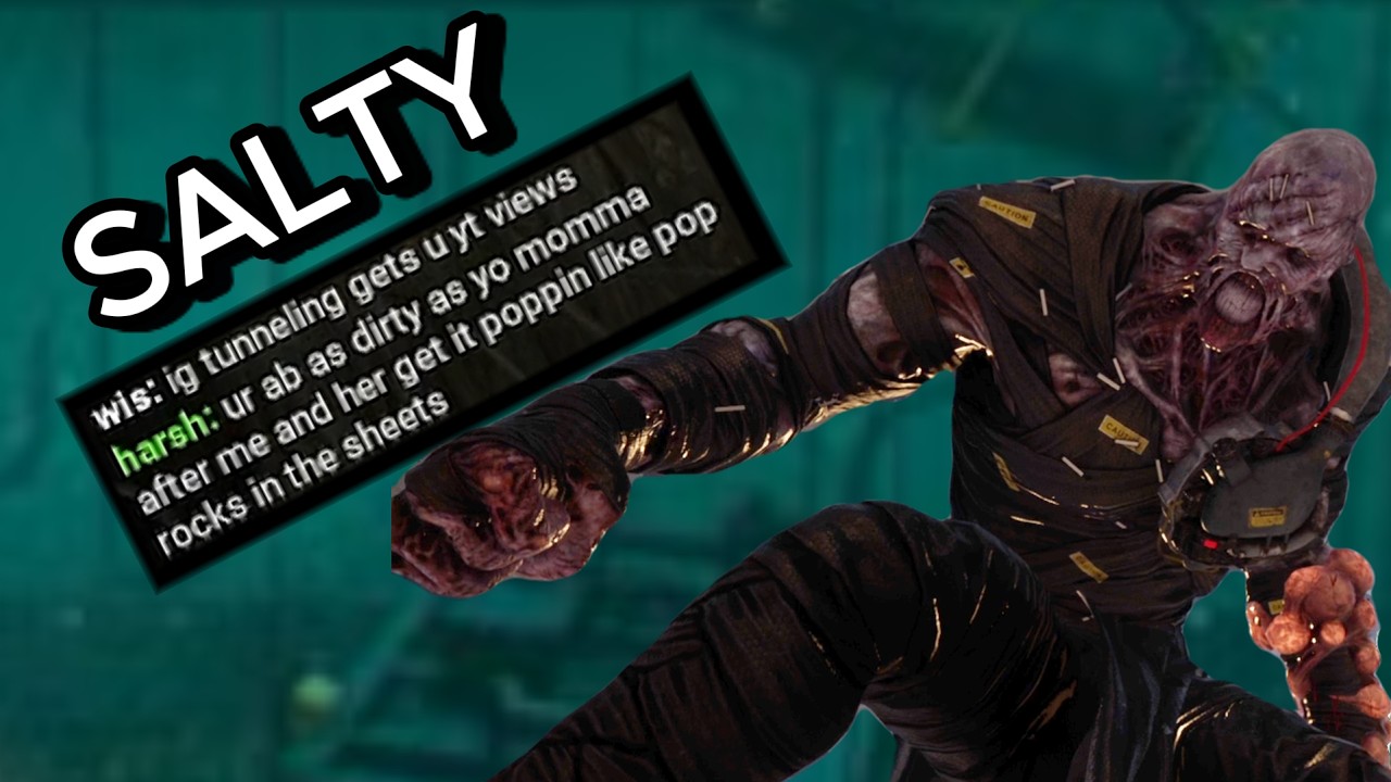 Salty Survivors Get DESTROYED by Nemesis | Dead by Daylight - YouTube