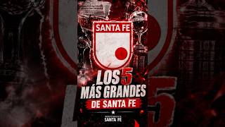 WHO ARE THE 5 GREATEST SANTA FE PLAYERS OF ALL TIME? 🔴⚪ | Fútbol a Color