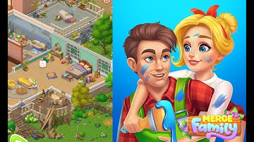 Merge Family🧁🍰 Level 22-23 Part 45🍫☕️