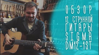 12-струнная гитара Sigma DM12-1ST, обзор магазина ГИТАРЫ, Москва