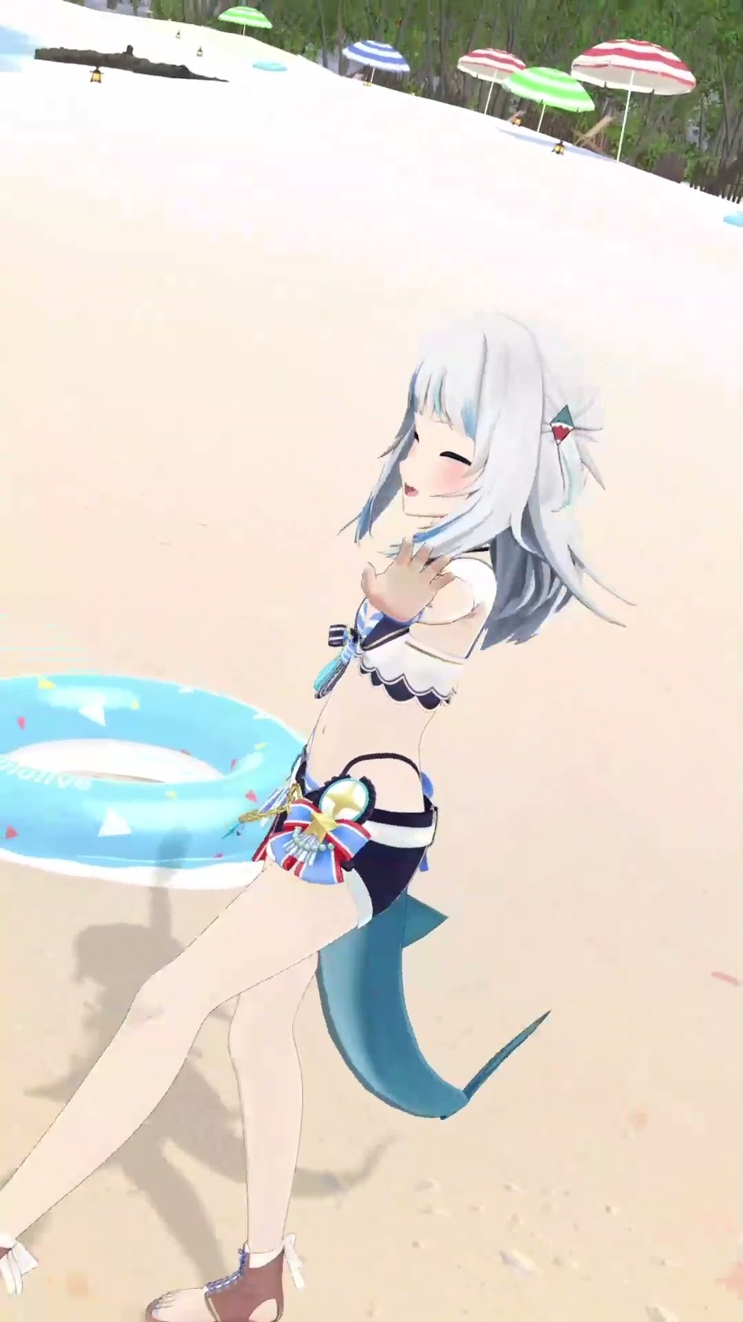 swimsuit shark! #ホロサマshorts #hololivesummer2023 #shorts