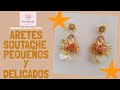 Aretes Soutache pequeños y delicados