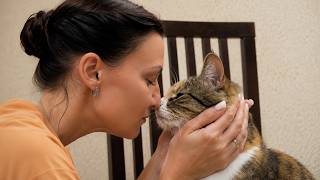 A Grieving Widow Adopted the Cat No One Wanted — Then She Never Left Her Chest