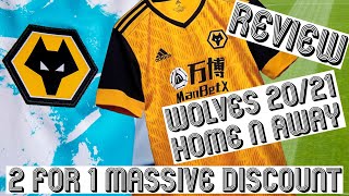 Wolves 20/21 Official Home and Away Football Shirt Review