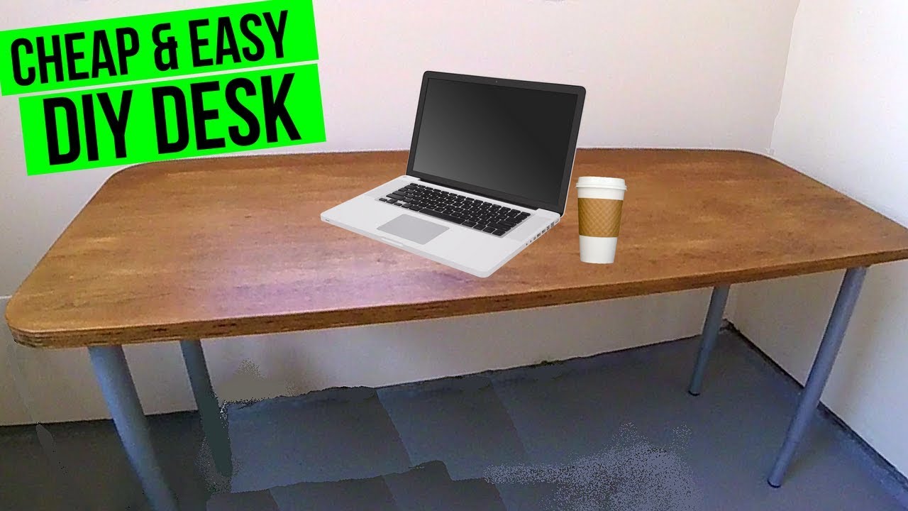 Easy DIY Desk Build with Screw on Legs Jonny DIY YouTube