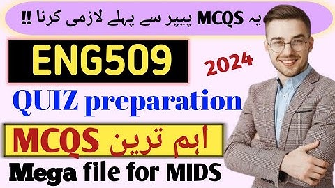 ENG509 Midterm McQs/ eng509 midterm important quizzes/ eng509 midterm MEGA file 2024 #2024 #quiz