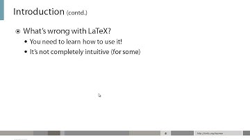 Document Preparation with LaTeX | LaTeX Tutorials