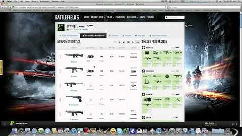 Battlelog for Battlefield3 tutorial video how to put your clan tags online and ETC.
