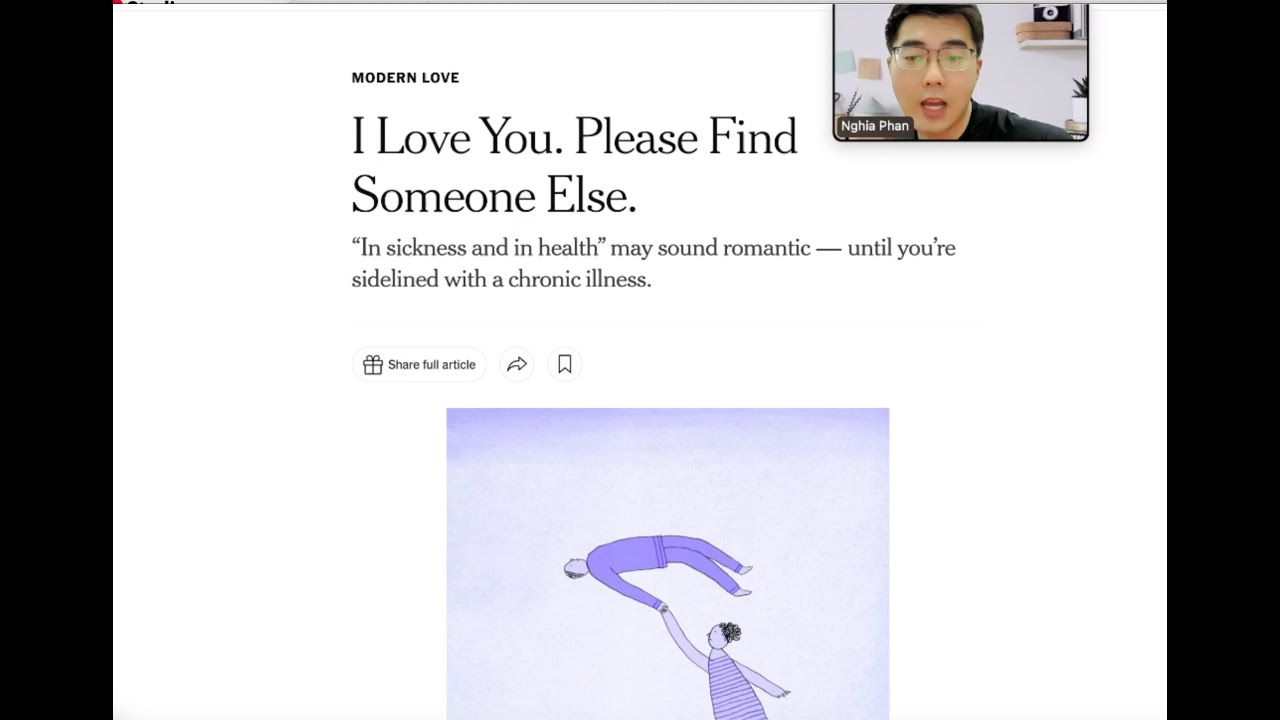 [Báo NYTimes] Số 107: I Love You. Please Find Someone Else.