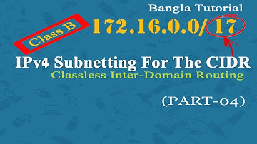 IP Subnetting in Bangla (Part - 04) | Subnetting Made Easy for Class B | CIDR 17 | IPv4 Subnetting