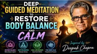 Deep Guided Meditation to Restore Body Balance and Calm | Inspired by Deepak Chopra