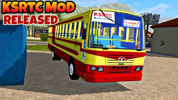 KERALA KSRTC Bus Mod in Bus Simulator Indonesia - Bussid Bus Mod - Bussid Car Mod - Bussid Truck Mod