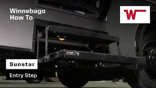 Winnebago Sunstar:: How to Operate the Entry Step