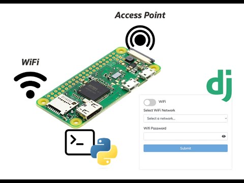 1 - Full WIFI / Access Point System on Rapsberry Pi using Django with a web interface