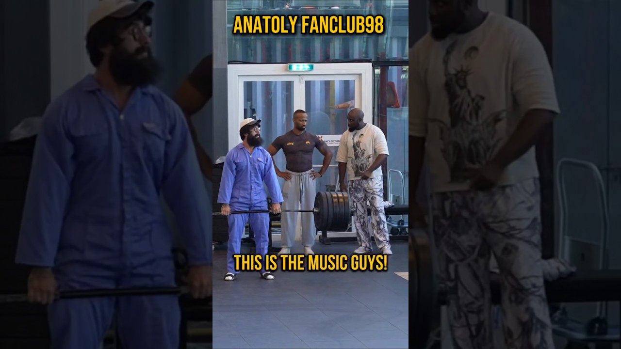 This is the music guys 😁#anatoly #fitness #gym