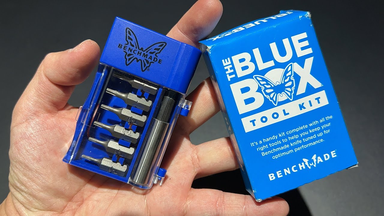 BENCHMADE THE BLUE BOX TOOL KIT / ยืม อุปกรณ์ซ่อมบำรุงชุดไขควงพกพา ...