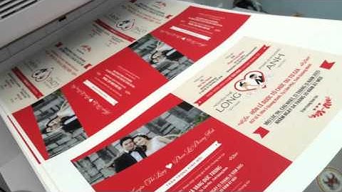 In nhanh thiệp cưới hình cô dâu chú rể