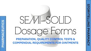 Preparation, Quality Control Tests & Compendial Requirements For Ointments - Pharmaceutics Net Worth