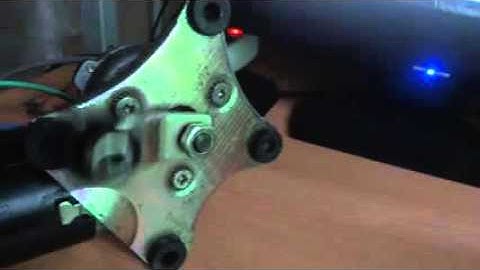 Testing,  Wiper motor for my 2 Dof project