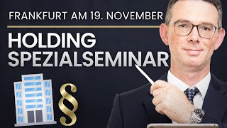 Faraone Holding Spezialseminar Am 19. November In Frankfurt