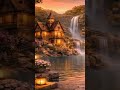 Amazing Waterfall Scene