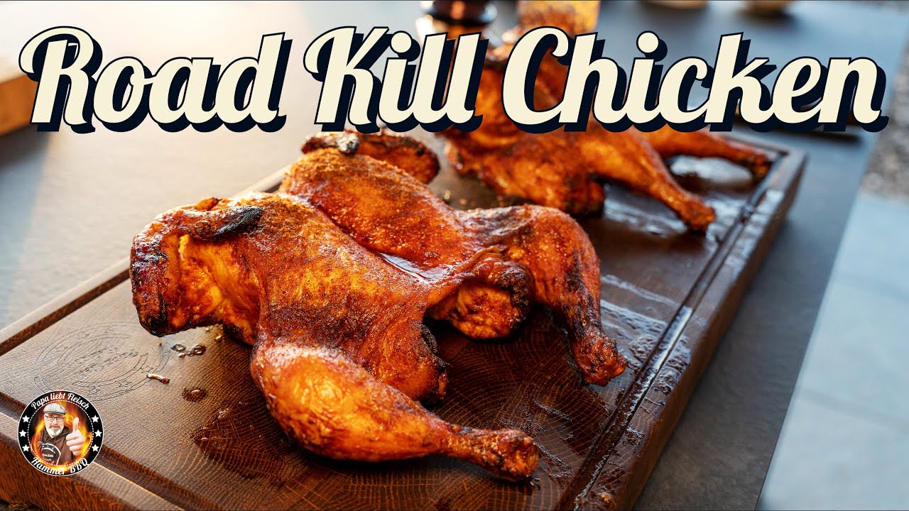 Ich mache das LECKERSTE ROADKILL CHICKEN vom Pelletgrill