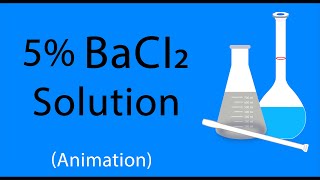 how to make 5% BaCI2 solution | 5% barium chloride solution preparation