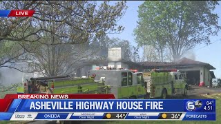 BREAKING UPDATE: Asheville Highway house fire