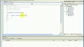 HelloLib Creating a New Project with Visual Studio